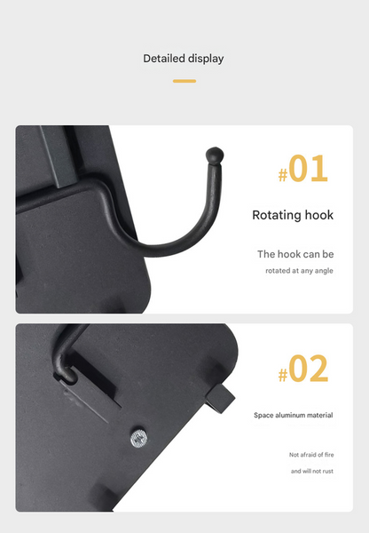 Iron Wall Mounted Motorcycle Helmet Holder Heavy Duty Gear Rack With Jacket Hook For Helmets Coats & Accessories Helmet Accessories