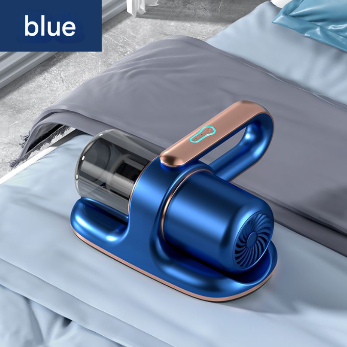 Blue Powerful Cordless Uv Dust Mite Vacuum 13000Pa Handheld Cleaner With Hepa Filtration Vacuum Cleaners