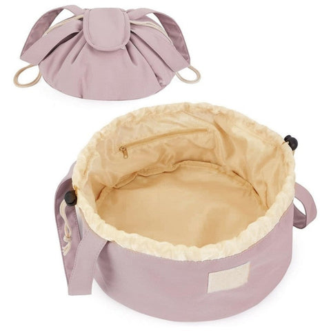 Pink New Large Capacity Portable Drawstring Makeup Bag Travel Toiletry With Fashionable Cosmetic Brush Storage Makeup Bags & Cases