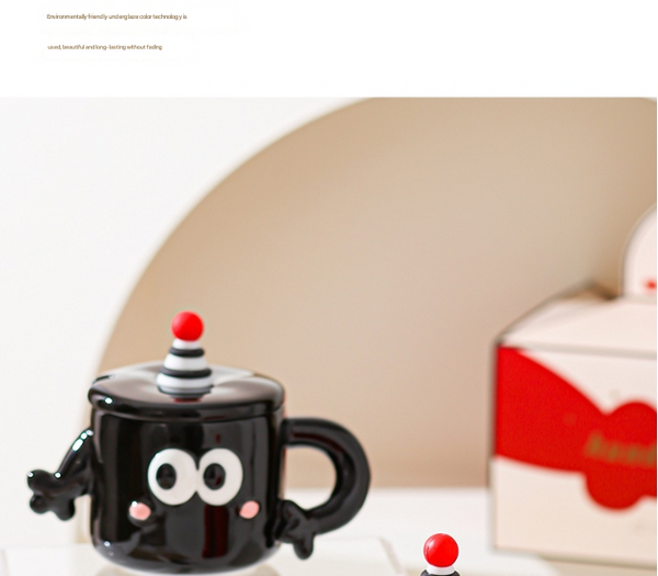 Red Quirky Ceramic Couples Mug Set Fun And Unique Gift For Weddings Special Occasions Mugs