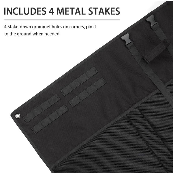 Green Tactical Shooting Mat Lightweight Roll Up Ground Pad For Outdoor Range Other Hunting