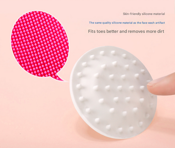 Pink Dog Paw Cleaner Cup Semi Automatic 360 Degree Rotating Foot Washer With Soft Silicone Bristles Pet Grooming