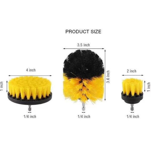 27 Piece Set Ultimate Car Detailing Kit Drill Brush & Polishing Pad For Interior Wheels And Exterior Cleaning Car Cleaning Tools