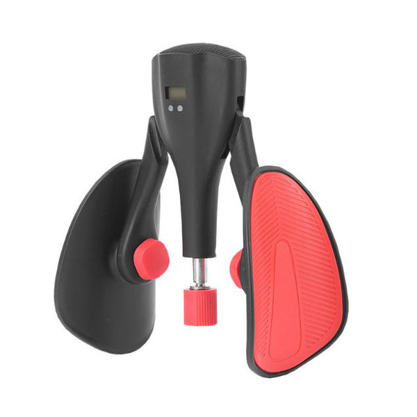 Black Smart Kegel & Thigh Trainer With Digital Counter | Adjustable Resistance Pelvic Floor Strengthener For Home Workouts Thigh Exercisers