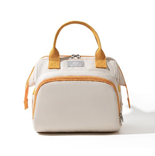 Beige Versatile 3 In 1 Nappy Bag | Convertible Backpack Tote & Crossbody With Insulated Pockets Nappy Bags