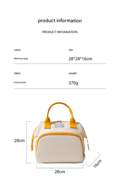 Beige Versatile 3 In 1 Nappy Bag | Convertible Backpack Tote & Crossbody With Insulated Pockets Nappy Bags