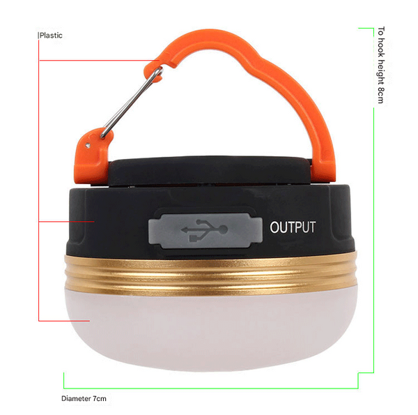 Compact Rechargeable Led Camping Lantern | 300 Lumen Modes Magnetic Base & Power Bank Function Lanterns