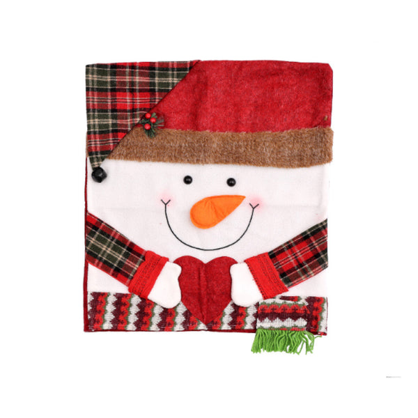 Festive Christmas Dining | Santa Snowman & Reindeer Character Slipcovers Chair Covers