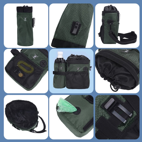 Multi Functional Dog Training Pouch Hands Free Treat & Kibble Bag With Poop Dispenser Treat Bags