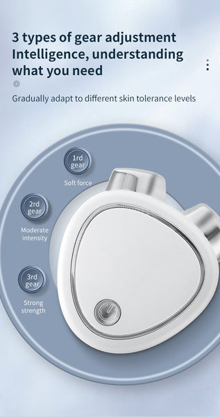 White Ems Microcurrent Facial Lifting Massager Skin Tightening & Sculpting Beauty Tool Massagers