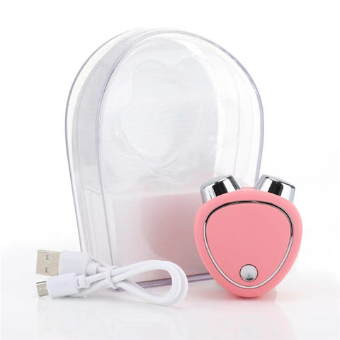 Pink Ems Microcurrent Facial Lifting Massager Skin Tightening & Sculpting Beauty Tool Massagers