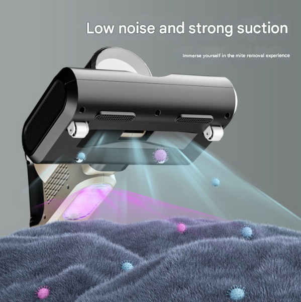 Khaki High Power Wireless Uv Sterilization Mite Removal Vacuum Cleaner Powerful Suction And Deep Cleaning For Home Use Vacuum Cleaners