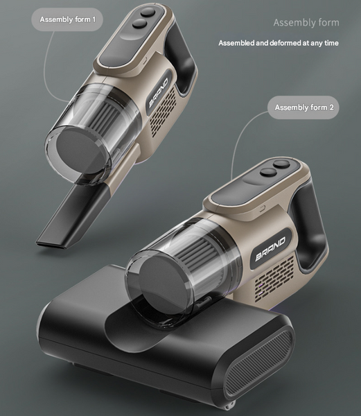 Khaki High Power Wireless Uv Sterilization Mite Removal Vacuum Cleaner Powerful Suction And Deep Cleaning For Home Use Vacuum Cleaners