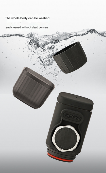 White Hand Press Espresso Machine Compatible With Capsules And Ground Coffee For Home Travel Outdoor Use Espresso & Cappuccino Machines