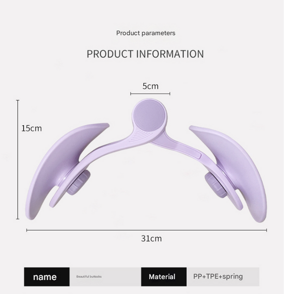 Purple Multi Functional Pelvic Floor Muscle Trainer Postpartum Recovery And Leg Shaping Device Thigh Exercisers