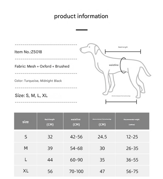 Black Pet Support Harness For Senior And Disabled Dogs Adjustable Chest Back Leash(Size M) Harnesses