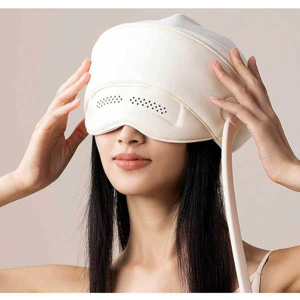 Capless Version Electric Head Massage Hat With Inflatable Airbags 6 Zone Scalp Therapy For Relaxation And Sleep Aid Massagers