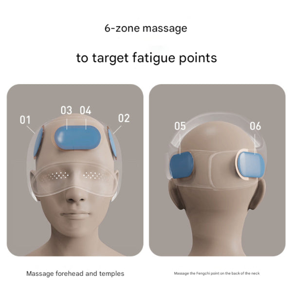 Capless Version Electric Head Massage Hat With Inflatable Airbags 6 Zone Scalp Therapy For Relaxation And Sleep Aid Massagers