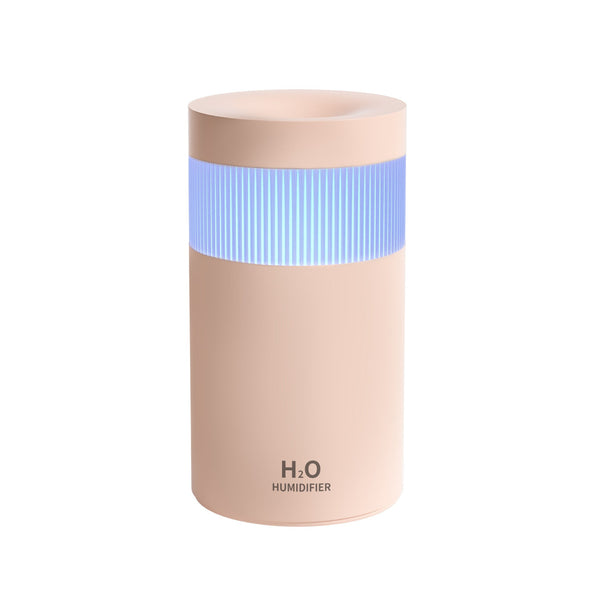 2 Piece Pink Mini Desktop Humidifier Portable Mist Maker For Home And Car Use Humidifiers