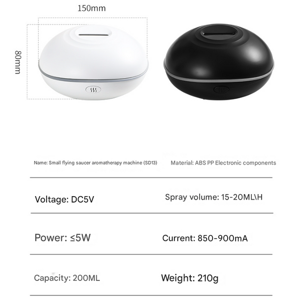Crack Color Mini Usb Aromatherapy Diffuser With Flame Projection Portable Humidifier For Home And Car Use Diffusers