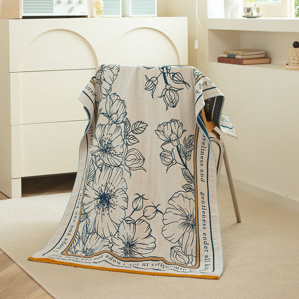 Flower Fairy 40S Pure Cotton Gauze Bath Towel Extra Large Thick Soft And Highly Absorbent For Adults Towels & Washcloths