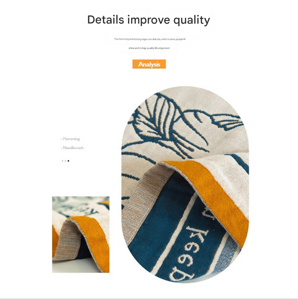 Rural Breeze 40S Pure Cotton Gauze Bath Towel Extra Large Thick Soft And Highly Absorbent For Adults Towels & Washcloths