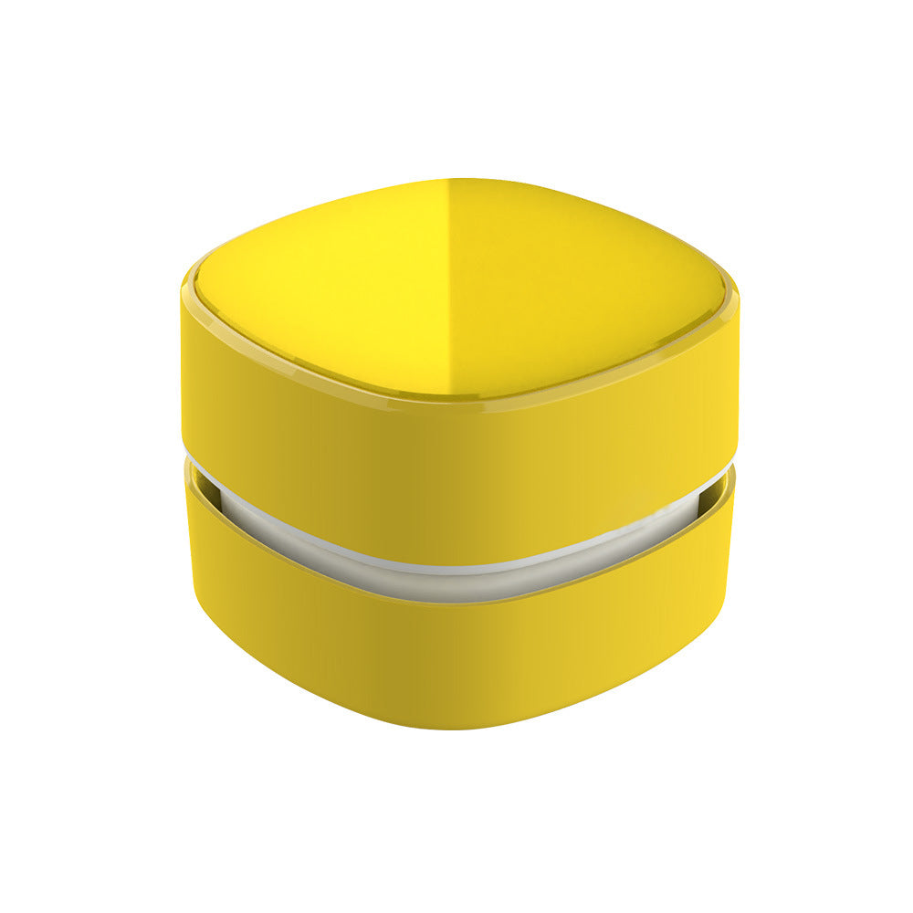 Yellow Rechargeable Cordless Mini Desktop Vacuum Portable Handheld Cleaner For Keyboard Crumb & Dust Vacuum Cleaners