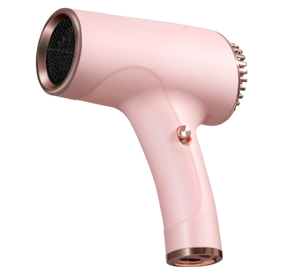 Pink Ultra Lightweight Ionic Cordless Hair Dryer Usb Rechargeable Portable Blow With Cool Air For Travel & Home Hair Dryers