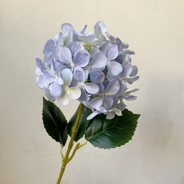 5 Piece Light Blue Premium Lifelike Hydrangea Artificial Flowers 60Cm Long Stem Faux Floral Bouquet For Home Wedding & Vase Decor Artificial Plants