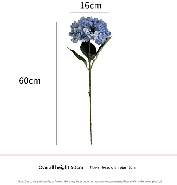 5 Piece White Premium Lifelike Hydrangea Artificial Flowers 60Cm Long Stem Faux Floral Bouquet For Home Wedding & Vase Decor Artificial Plants