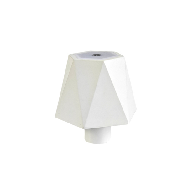 Triangular White Cordless Led Bottle Lamp Rechargeable Touch Control Table Light With 3 Color Modes Lamps
