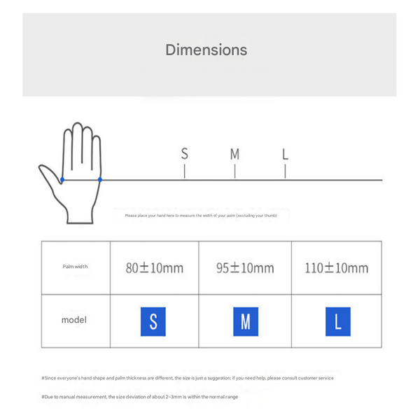 100 Pairs White Premium Disposable Nitrile Gloves Powder Free & Extra Durable For Multi Purpose Use(S) Disposable Gloves