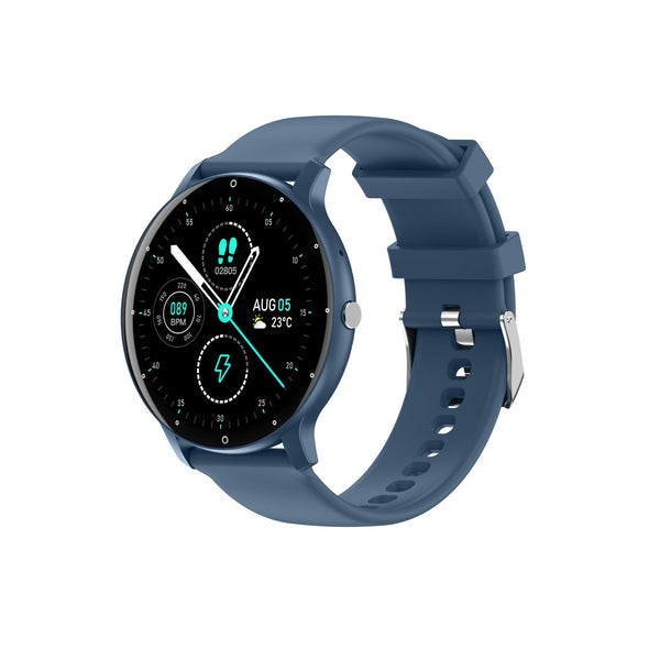 Feature Rich Smartwatch: 1.28 Hd Display Bluetooth Calling Extensive Sports Tracking (Blue)" Smart Watches