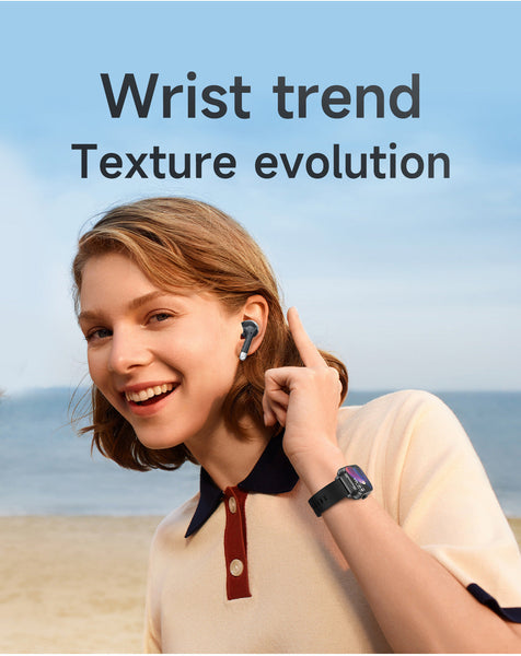 Smartwatch With Built In Tws Earbuds Silicone Sleeve 2.01 Hd Screen Health Monitoring Bluetooth Calls Music Black Rubber Smart Watches