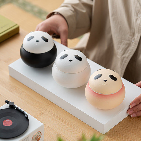 Artisanal Animal Shaped Ceramic Tea Storage Jar With Gift Box 140Ml Capacity Textured Finish(Gradient Red) Canisters & Jars