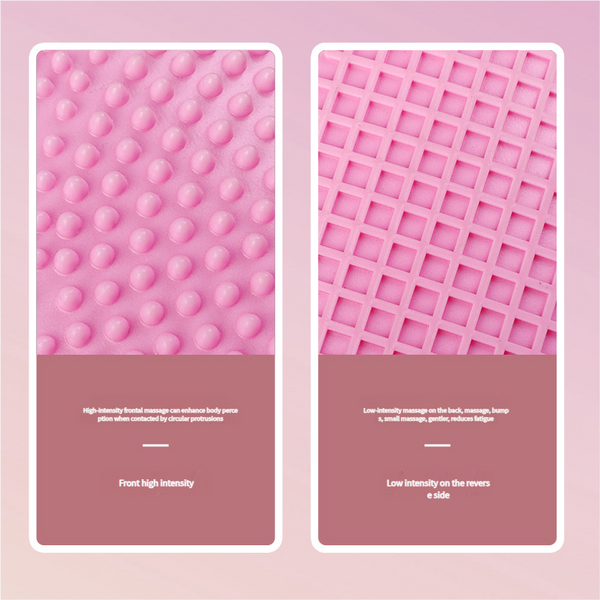 Dual Side Textured Fitness Balance Board Core Strengthener With Anti Slip Massage Surface(Blue) Balance Trainers