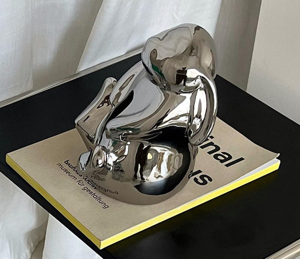 Artisan Ceramic Tissue Box Holder Medium High Fired Home Decor Organizer Cream Colour Tissue Box Covers