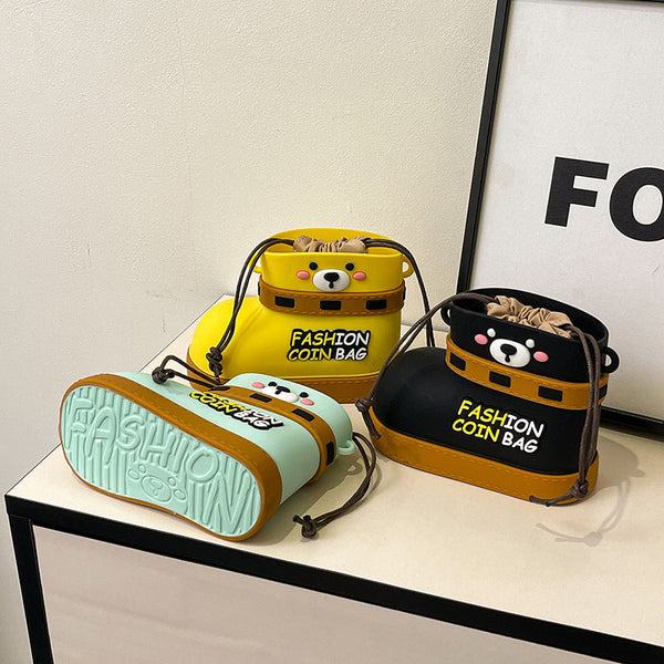 Silicone Crossbody Bag Multi Way Lightweight Purse With Spacious Design(Khaki) Women's Bags & Handbags