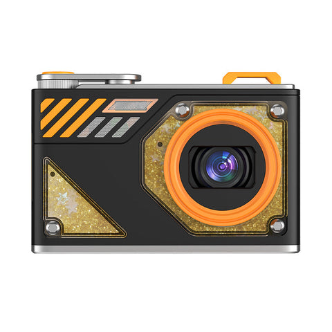Glitter Sand Design 64Mp Hd Digital Camera With Led Fill Light & Auto Focus(Black) Digital Cameras