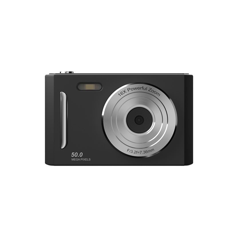 50Mp Hd Digital Camera With 8X Zoom & Dual Lens System(Black) Digital Cameras