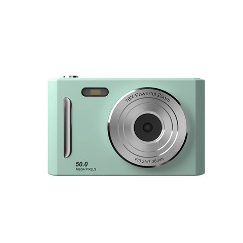 50Mp Hd Digital Camera With 8X Zoom & Dual Lens System(Green) Digital Cameras