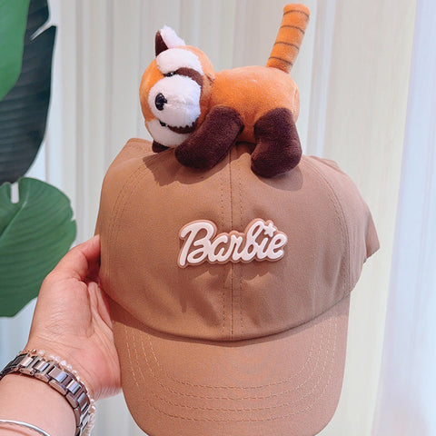 Cute Plush Decorated Baseball Cap(Khaki) Hats & Headwear