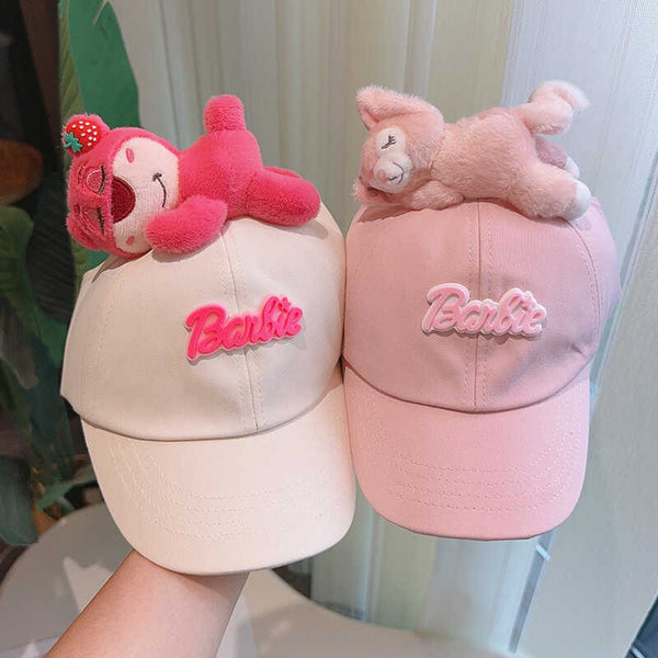 Cute Plush Decorated Baseball Cap(Khaki) Hats & Headwear
