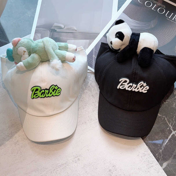 Cute Plush Decorated Baseball Cap(Khaki) Hats & Headwear