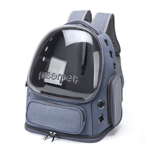Spacious Pet Carrier With Ventilation System & Water Resistant Design(Blue) Small Animal Supplies
