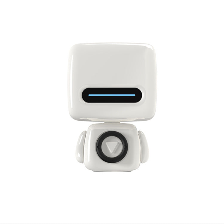 Mini Robot Style Bluetooth Speaker Portable 8 9 Hr Playtime Built In Mic & Lanyard White Home Speakers & Subwoofers
