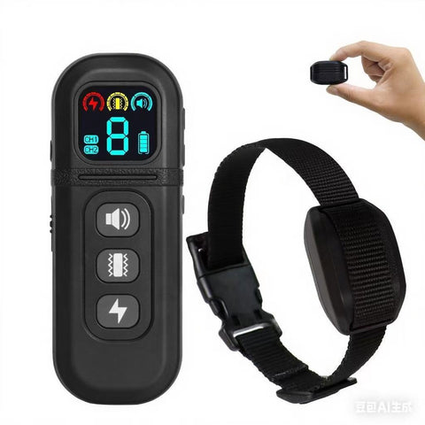 Ultra Small & Lightweight Dog Training Collar With Remote 3 Modes Adjustable Levels Fits All Sizes(Black) Other Training & Obedience