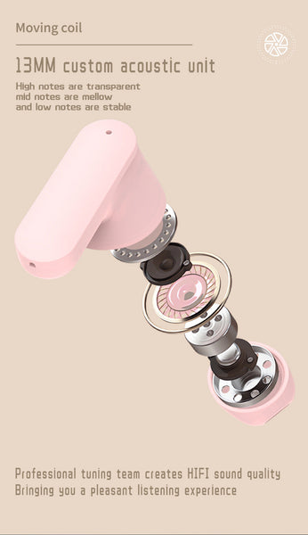 Tws Wireless With Led Touch Screen Charging Case Bluetooth 5.3 Hifi Sound Standalone Music Playback & Game Mode(White) Earbuds