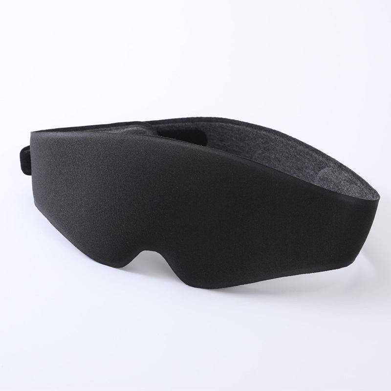 2Pcs 3D Contour Blackout Sleep Mask Ergonomic Eye Provides Total Darkness And Comfortable Adjustable Strap(Black) Sleep Masks