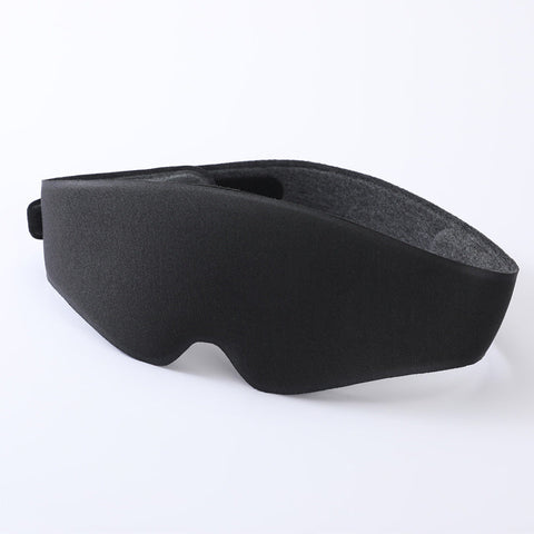 2Pcs 3D Contour Blackout Sleep Mask Ergonomic Eye Provides Total Darkness And Comfortable Adjustable Strap(Black) Sleep Masks